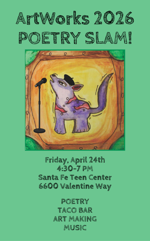 ArtWorks 2026 POETRY SLAM Poster